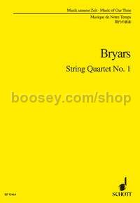 String Quartet No. 1 (study score)