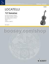 12 Sonatas op. 12 Vol. 2 - violin and basso continuo