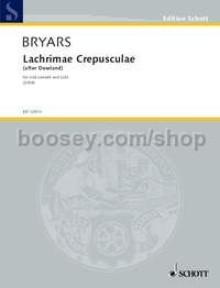 Lachrimae Crepusculae - viol consort and lute (score and parts)