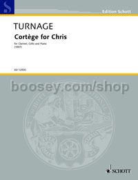 Cortège for Chris - clarinet, cello and piano (score and parts)