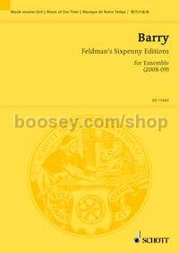 Feldman's Sixpenny Editions - ensemble (study score)