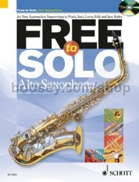 Free To Solo - alto saxophone (Bk & CD)