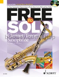 Free To Solo - clarinet/tenor saxophone (Bk & CD)