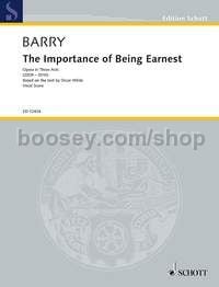 The Importance of Being Earnest (vocal score)