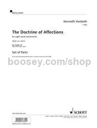 The Doctrine of Affections - 8 wind instruments (set of parts)