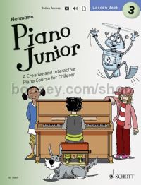 Piano Junior: Lesson Book 3 (Book + Download)