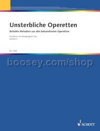 Unsterbliche Operetten - Piano (with Text)