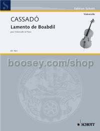 Lamento de Boabdil - cello & piano