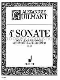 Sonata No. 4 in D minor op. 61/4 - Organ