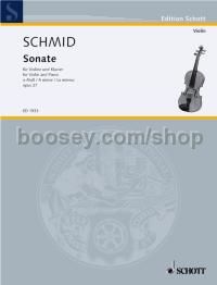 Sonata in A minor op. 27 - violin & piano