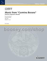 Music from Carmina Burana (O Fortuna) - wind band (score)