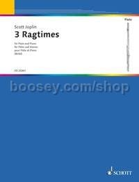 3 Ragtimes - flute & piano