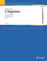 3 Ragtimes - bassoon & piano