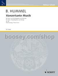 Konzertante Musik op. 86 - vibraphone & marimba (1 player) & piano reduction
