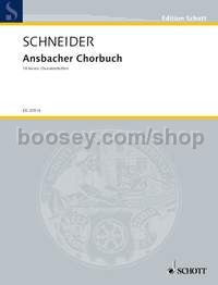 Ansbacher Chorbuch (choral score)