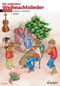 Die schönsten Weihnachtslieder - 2 violins & cello