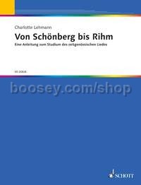 Von Schönberg bis Rihm - voice & piano