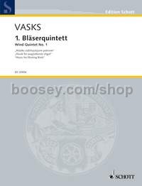 Wind Quintet No. 1 - flute, oboe, clarinet, horn & bassoon (score & parts)