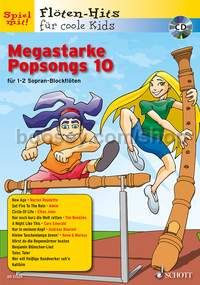 Megastarke Popsongs Band 10 - 1-2 soprano recorders (+ CD)