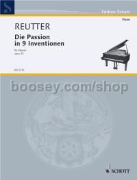 Die Passion in 9 Inventionen op. 25 - Piano