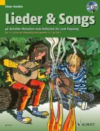 Lieder & Songs - 1-3 guitars (melody instruments in C ad lib.) (+ CD)
