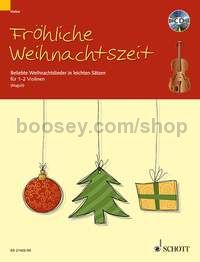 Fröhliche Weihnachtszeit - 1-2 violins (+ CD)