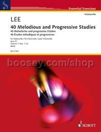 40 Melodic and Progressive Studies op. 31 Band 1 - cello