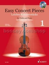 Easy Concert Pieces 1 - violin & piano (+ CD)