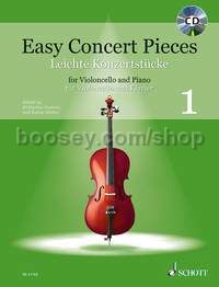 Easy Concert Pieces 1 - cello & piano (+ CD)