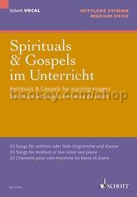 Spiritual & Gospel for aspiring singers (medium/low voice)
