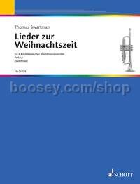 Lieder zur Weihnachtszeit - 4 brass instruments (score)