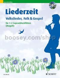 Liederzeit - 1-2 descant recorders (+ CD)