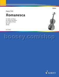 Romanesca op. 13/1 for violin & piano