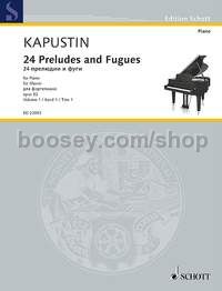 24 Preludes and Fugues op. 82, Vol. 1 - piano