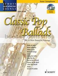 Classic Pop Ballads - tenor saxophone (+ CD)