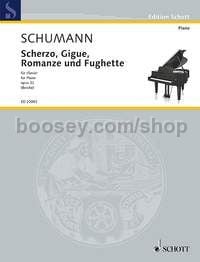 Scherzo, Gigue, Romanze und Fughette op. 32 - piano