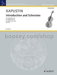 Introduction and Scherzino op.  93 - cello