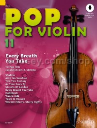 Pop for Violin Band 11 (Book & Online Audio)