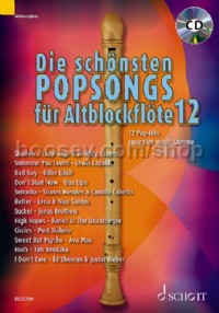 Die schönsten Popsongs für Alt-Blockflöte Band 12 (Treble Recorder)