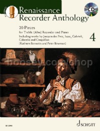 Renaissance Recorder Anthology 4 Vol. 4 (Book & CD)