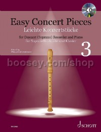 Easy Concert Pieces Band 3 (Descant Recorder Book & CD)