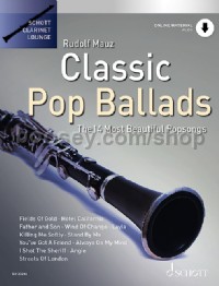 Classic Pop Ballads (Clarinet Book & Online Audio)