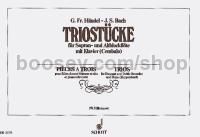 Trios - soprano- & treble recorder with piano (harpsichord)