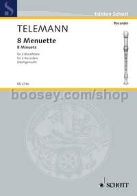 Menuet - soprano- & treble recorder