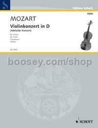 Concerto in D major KV Anh. 294a - Violin & Orchestra (score)