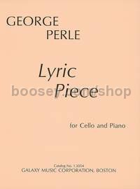 Lyric Piece - cello & piano
