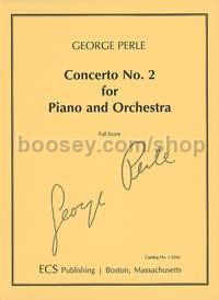 Concerto No. 2 - piano & orchestra (study score)