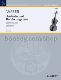 Andante and Rondo ungarese - viola & orchestra (score)