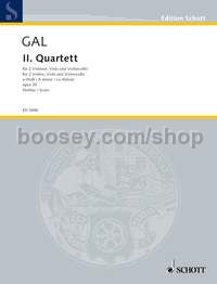 Quartet No.2 in A minor op. 35 - String quartet (score)