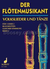 Der Flötenmusikant Band 1 - 1 or 2 Recorders